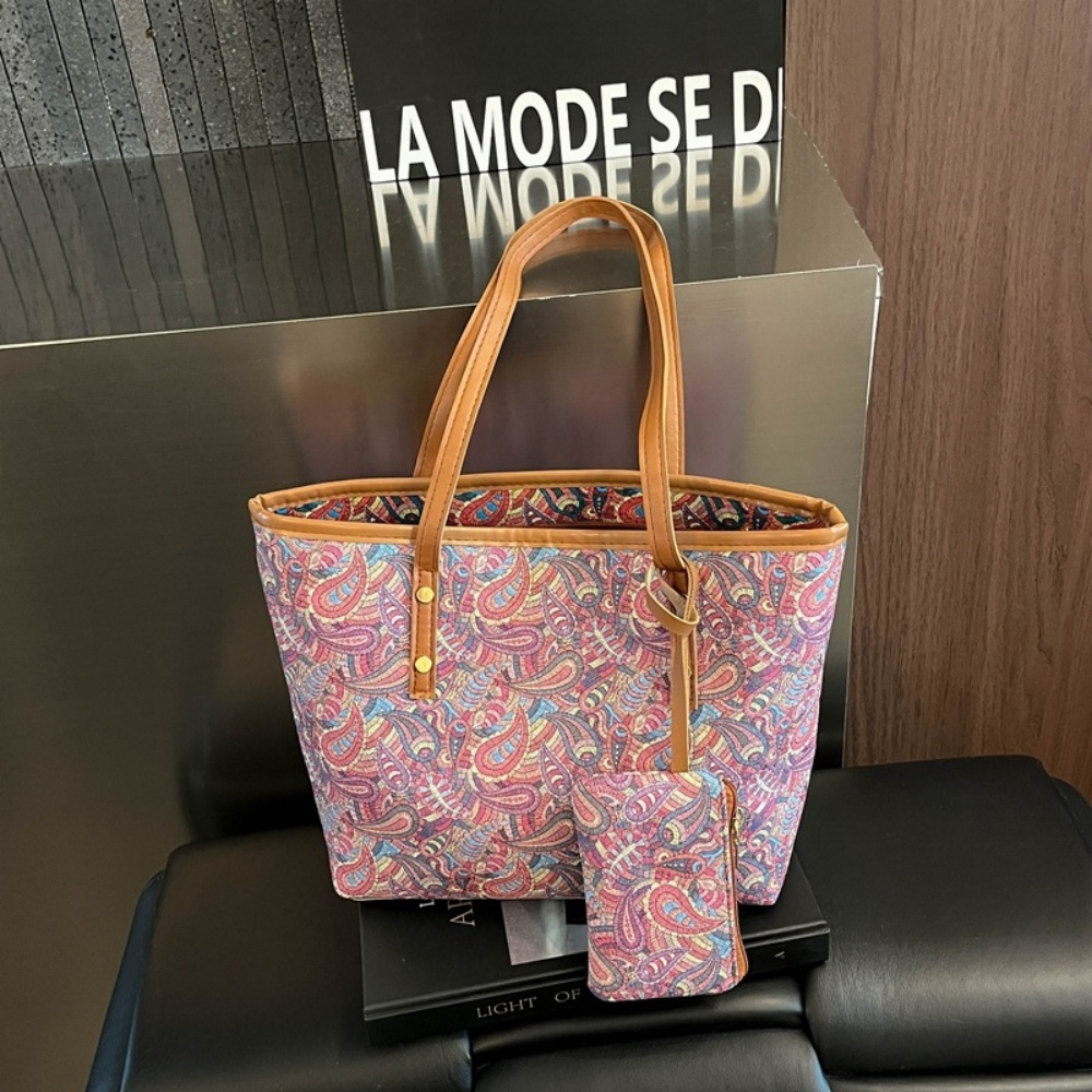 Women Bags For Work - 2PCS Women Large Capacity Tote Bag