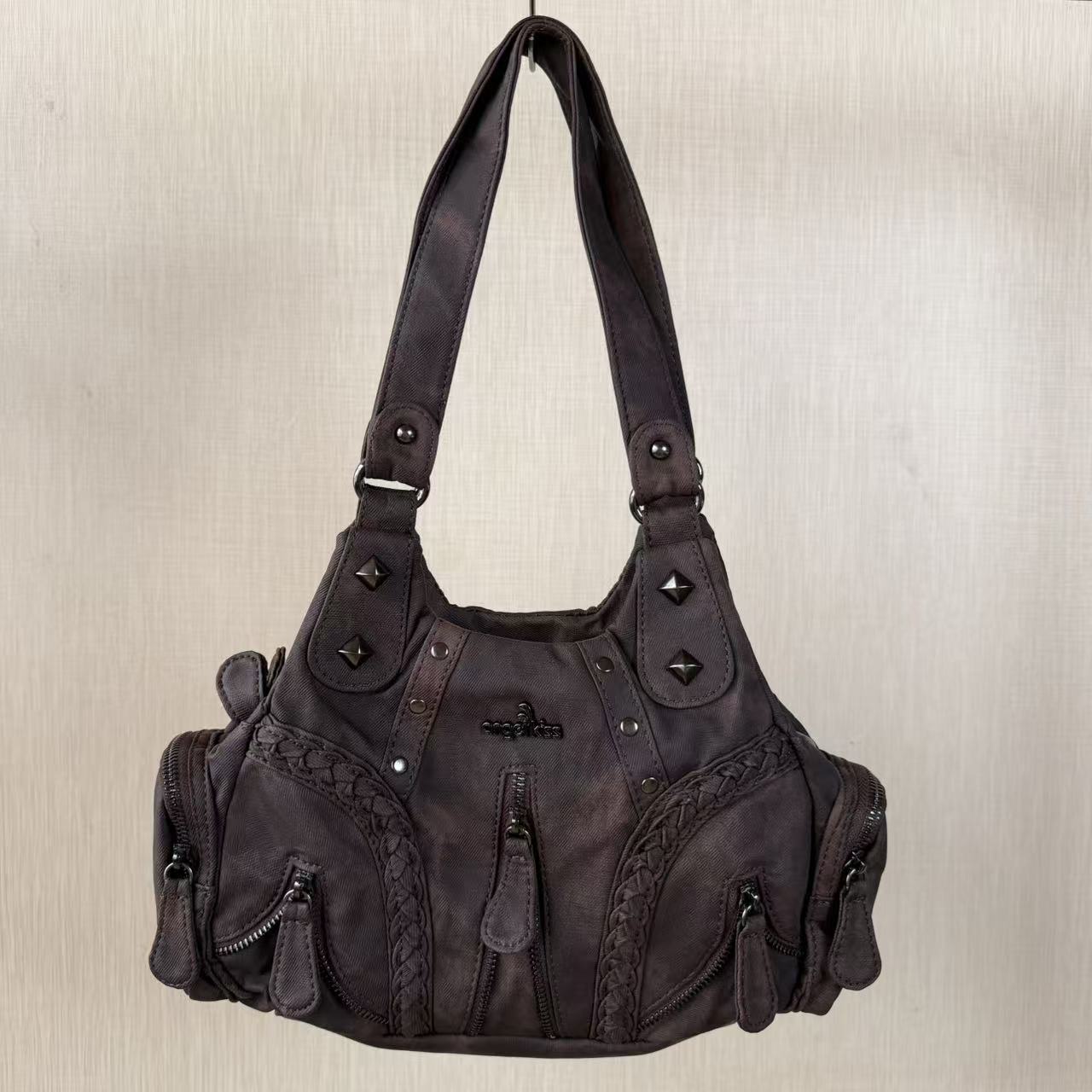 Women'S Bags Top 10 - Angel kiss Women Handbags Denim Tote