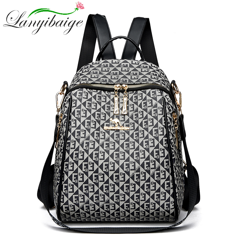 Women Bags Medium Size - 2024 New Fashion Retro Women's Backpack