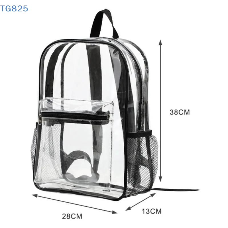 Women Bags Large - 【AN】【AN】Transparent PVC Outdoor Sports Fitness Knapsack