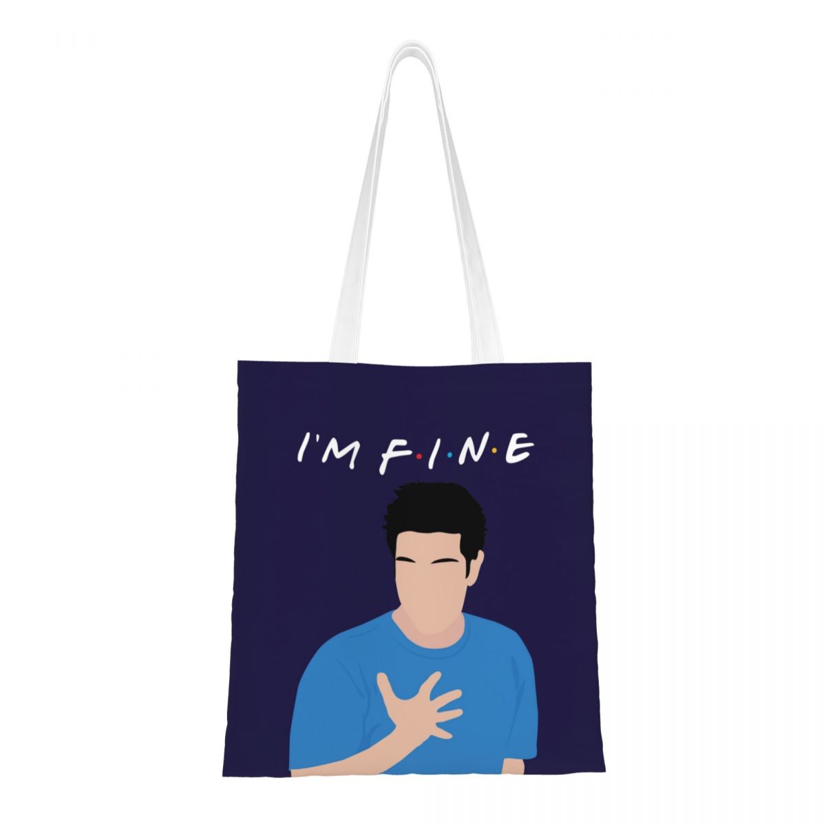 Women Bags Ross - I'm Fine Canvas Tote Bag Eco-Friendly