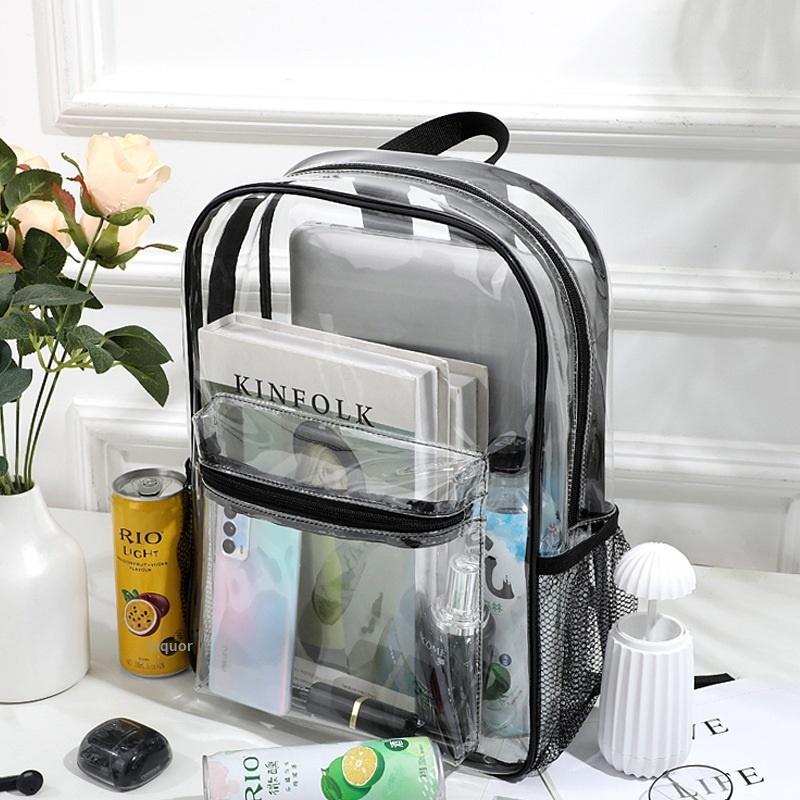 Women Bags Large - Transparent PVC Outdoor Sports Fitness Knapsack