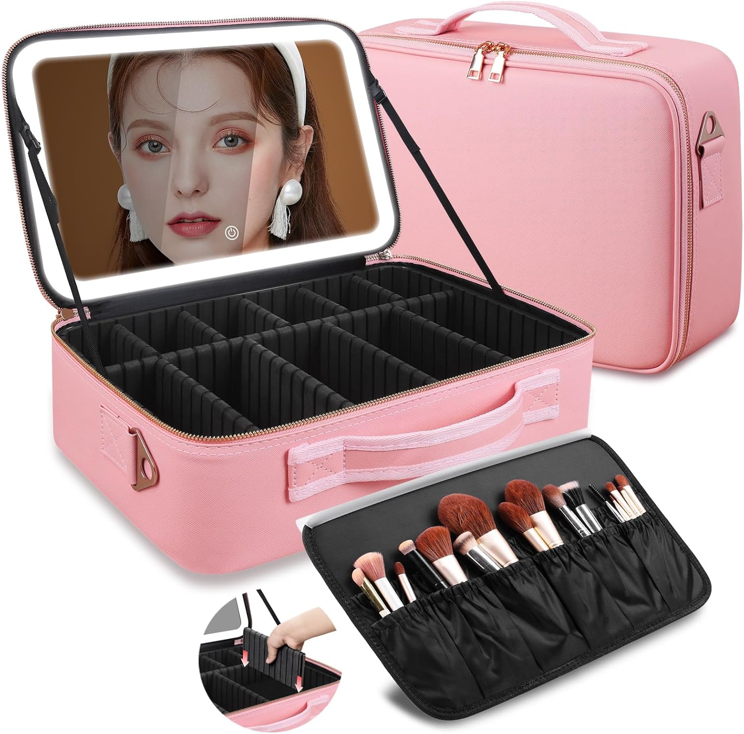 Women Bags Large - Large Capacity Makeup Bag 15''X11'' with