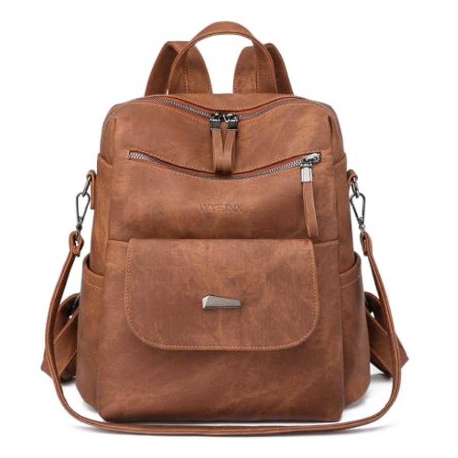 Women Bags Leather - PU Leather Backpack Purse for Women