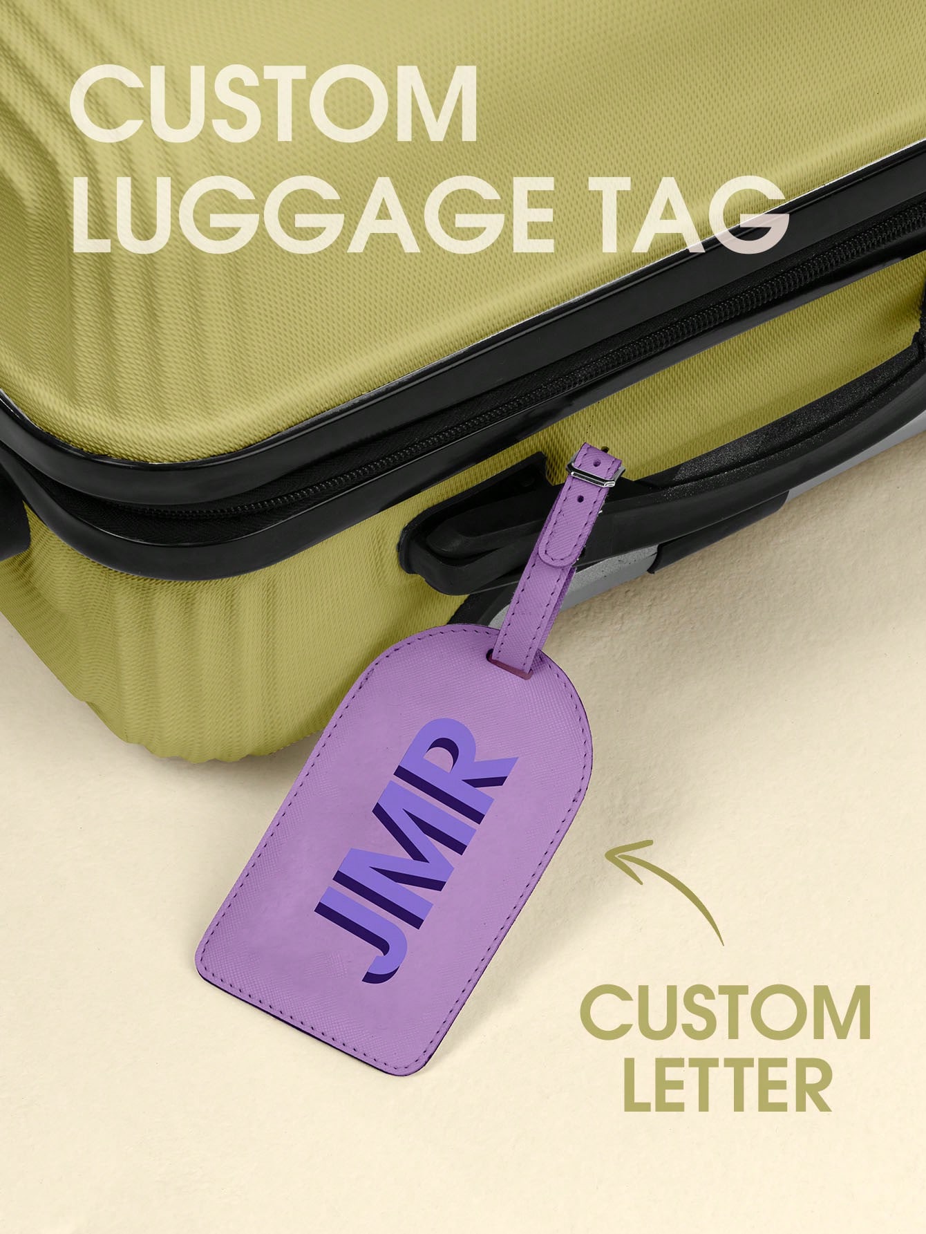 Personalized Initial Luggage T - Women Bags Leather 评论和价格