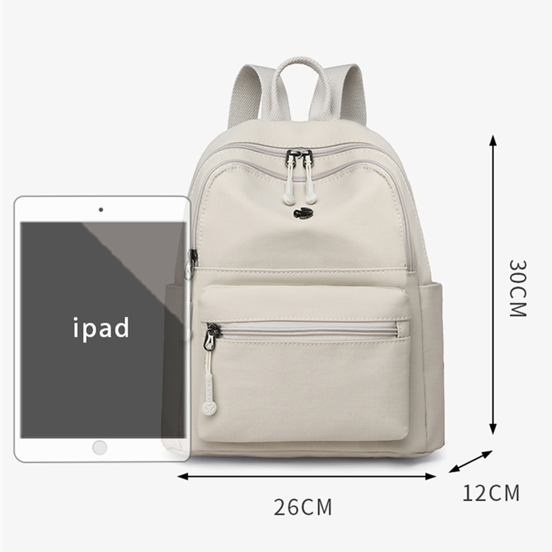 Casual Multi Pockets Backpacks - Women Bags Medium Size 评论和价格