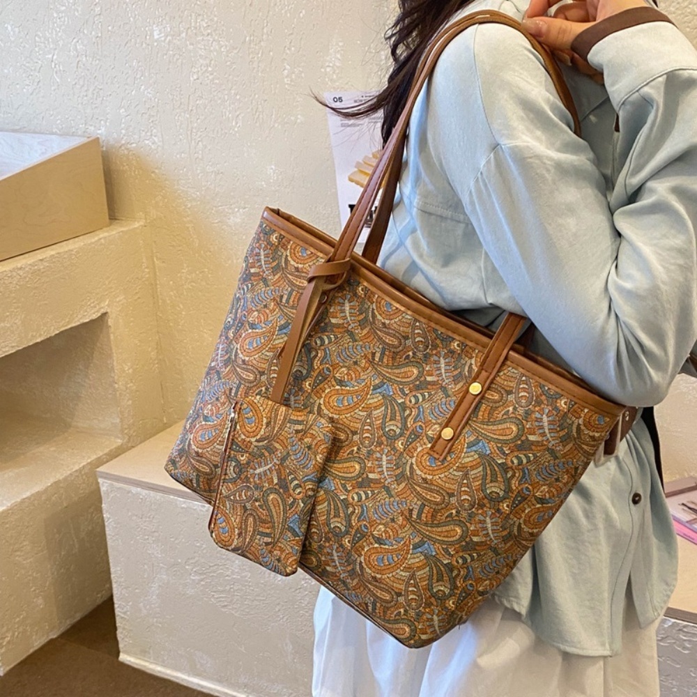 2PCS Women Large Capacity Tote - Women Bags For Work 评论和价格