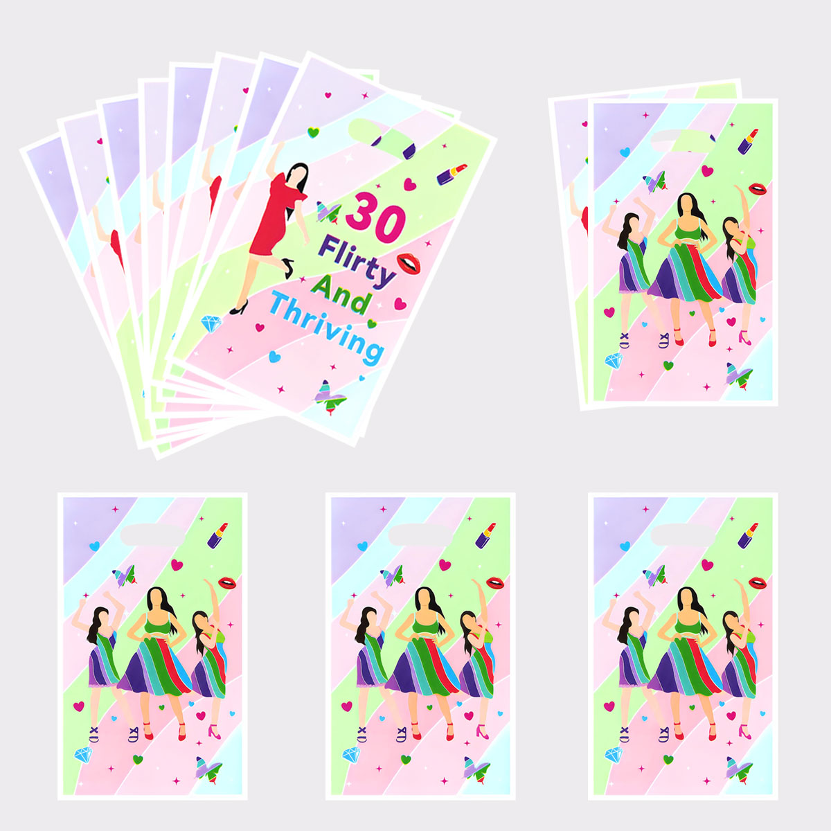 20Pcs/40Pcs Party Gift Bags, 3 - Women Bags For Eid 评论和价格