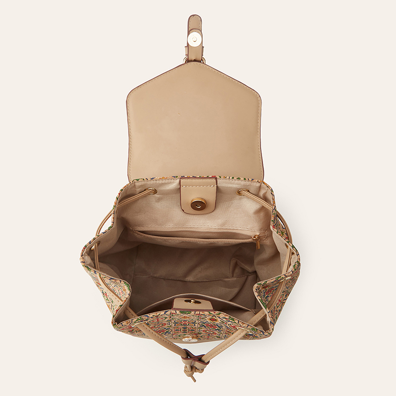 Backpack Bags Retro Cork Leath - Women Bags Medium Size 评论和价格