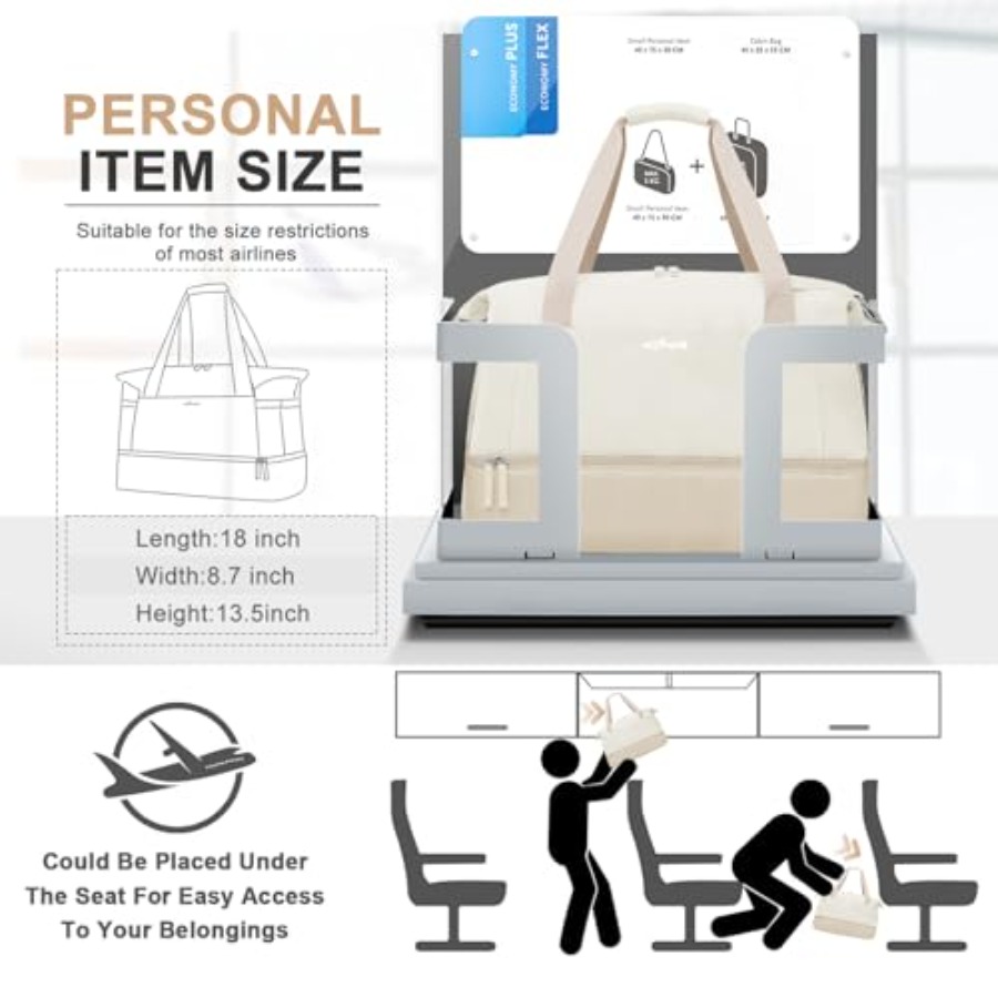 Gym Bag for Women, Personal It - Women Bags Leather 评论和价格