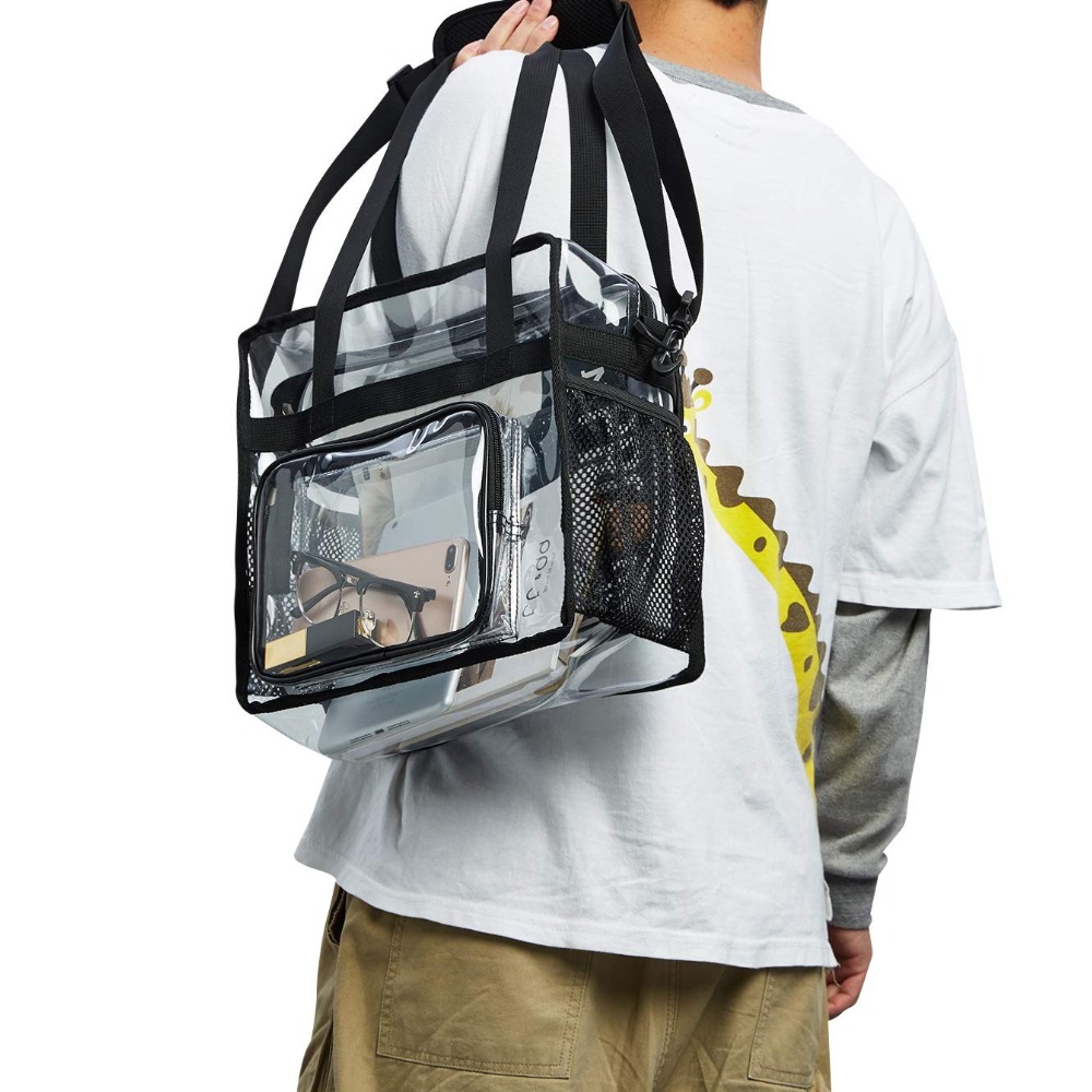 Clear Tote Bag Heavy Duty Plas - Women Bags For Work 评论和价格