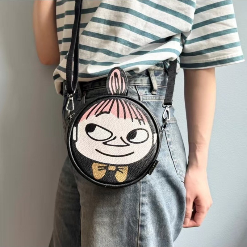 Hot New Cute Moomin Leather Cr - Women Bags Leather 评论和价格