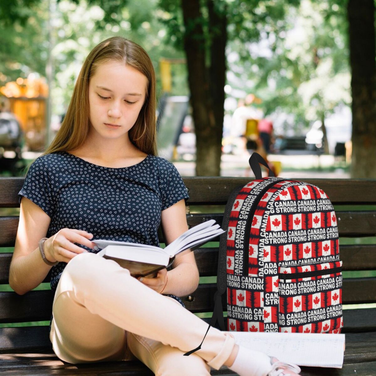Canada Strong Student Backpack - Women Bags In Canada 评论和价格