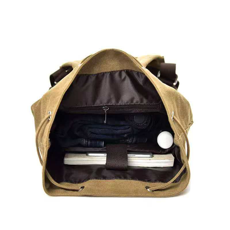 2026 Canvas backpack with dual - Women Bags Large 评论和价格