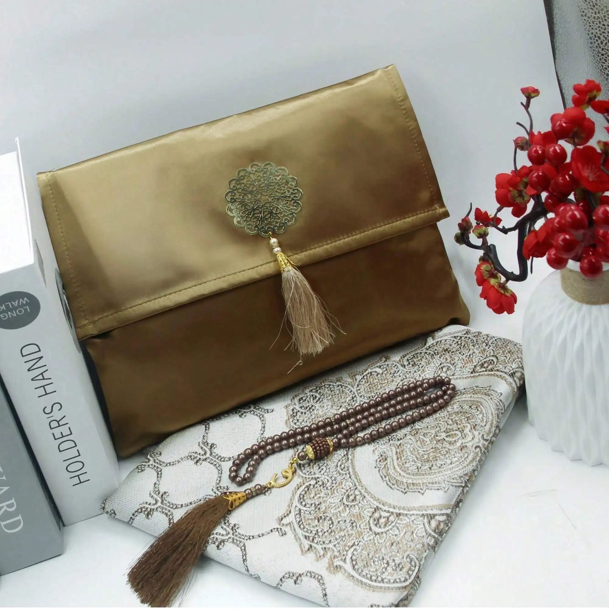 Muslim Prayer Rug with Beads P - Women Bags For Eid 评论和价格