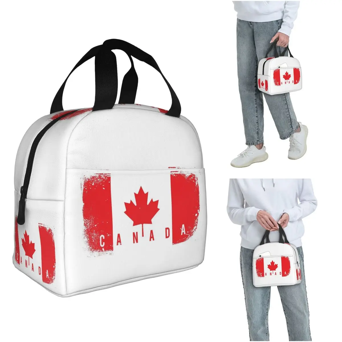 Canada Flag Insulated Lunch Ba - Women Bags In Canada 评论和价格