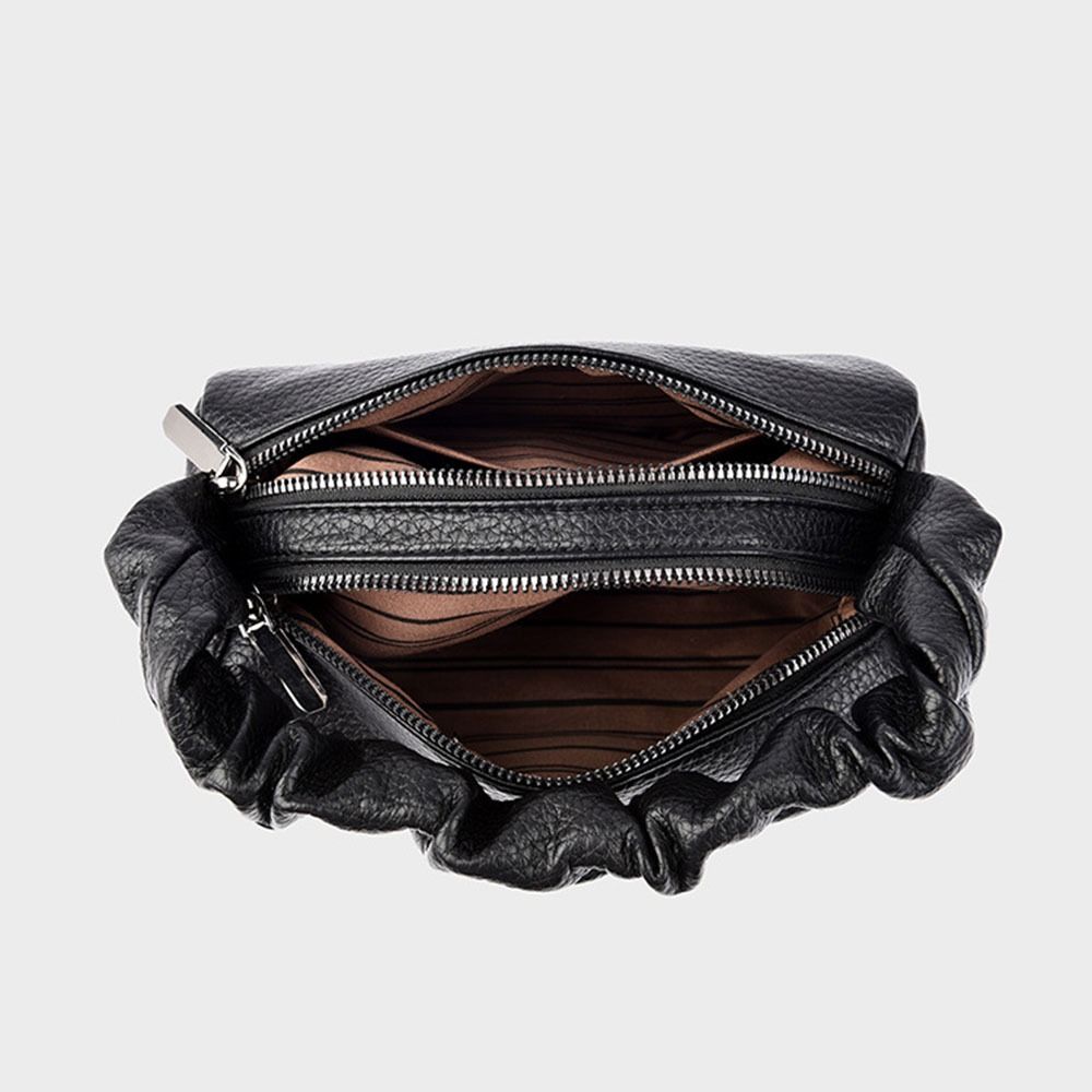 PU Leather Shoulder Bag Ruched - Women'S Bags Top 10 评论和价格