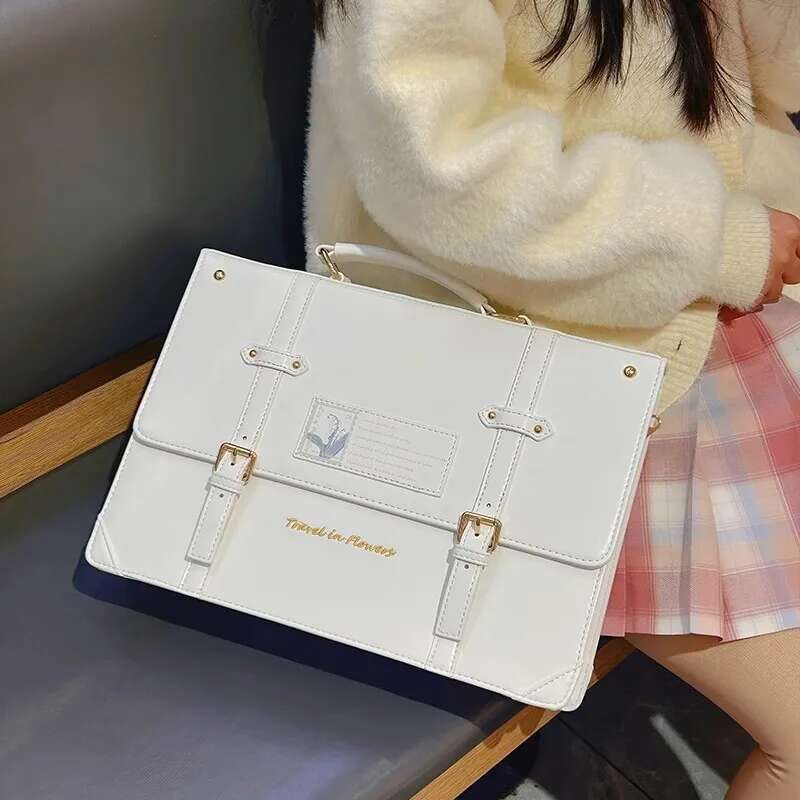 Y2K Preppy Style Large Capacit - Women Bags Medium Size 评论和价格