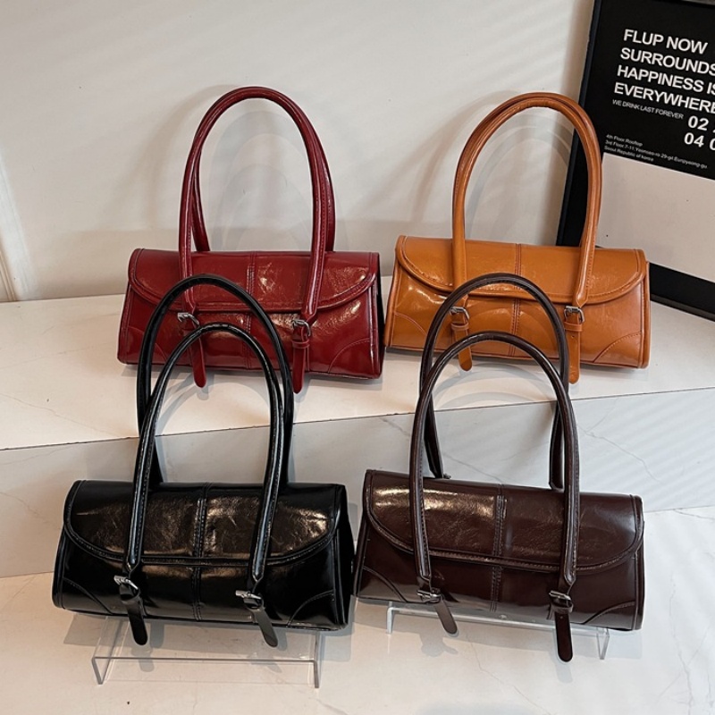 High Quality Burgundy PU Leath - Women Bags For Airport 评论和价格