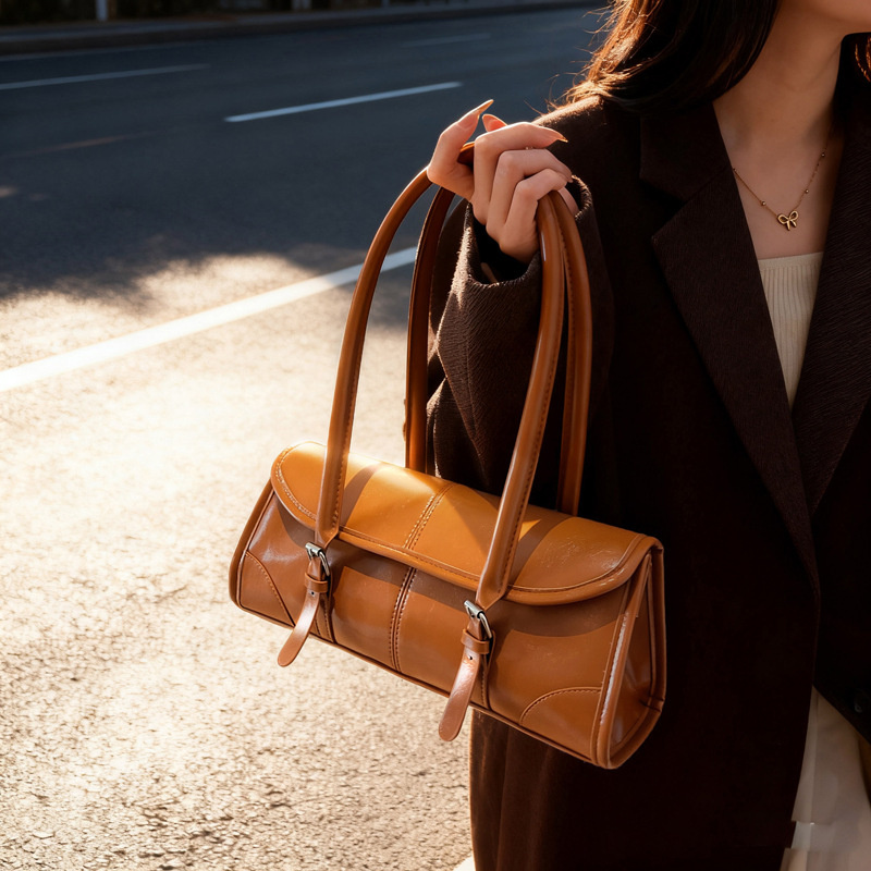 High Quality Burgundy PU Leath - Women Bags For Airport 评论和价格