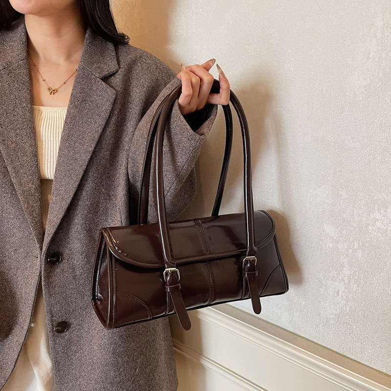 High Quality Burgundy PU Leath - Women Bags For Airport 评论和价格