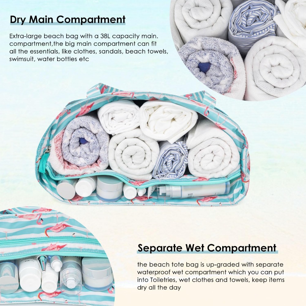 Beach Bags For Women Waterproo - Women Bags Large 评论和价格