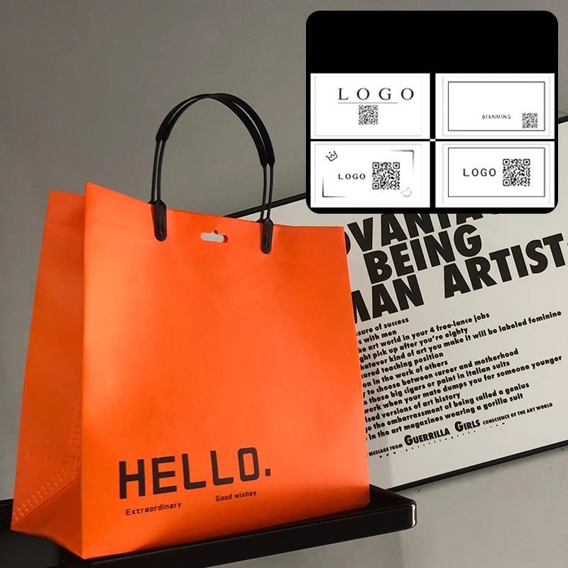 10pcs Orange Non-woven Tote Ba - Women Bags For Eid 评论和价格
