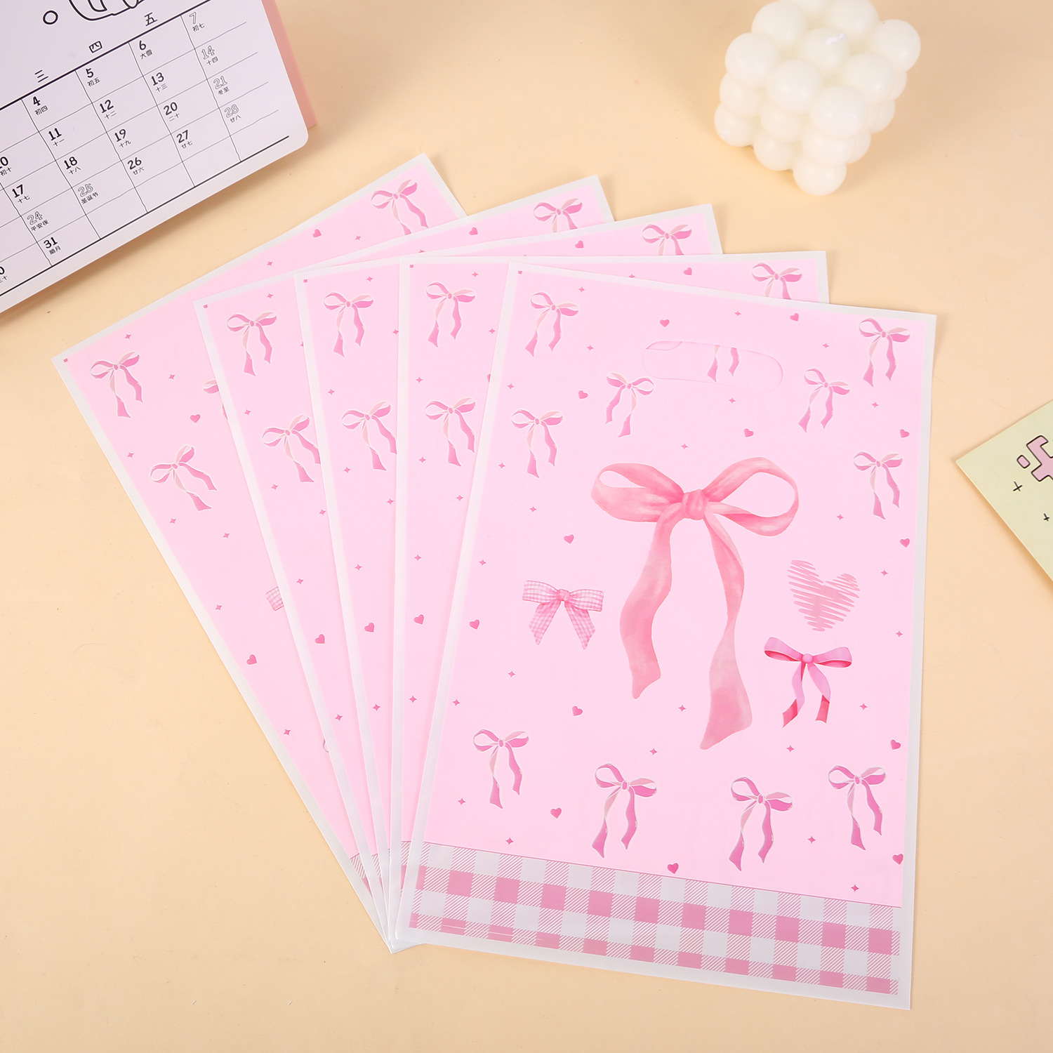 10/30/50Pcs Pink Theme Gift Ba - Women Bags For Eid 评论和价格