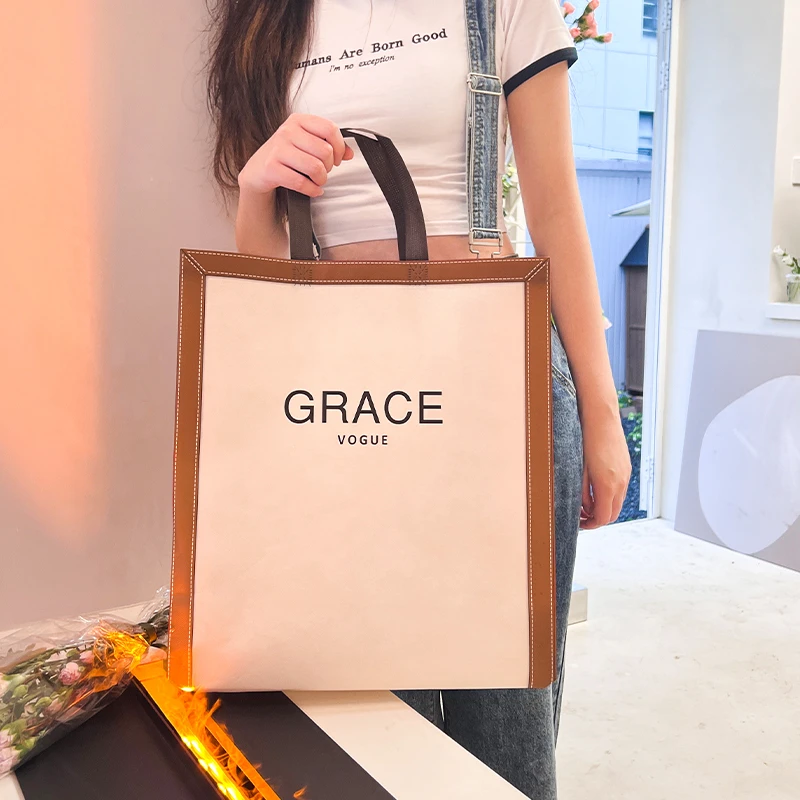 10pcs Non-woven Shopping Tote  - Women Bags For Eid 评论和价格