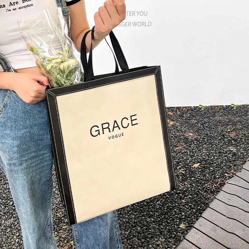 10pcs Non-woven Shopping Tote  - Women Bags For Eid 评论和价格