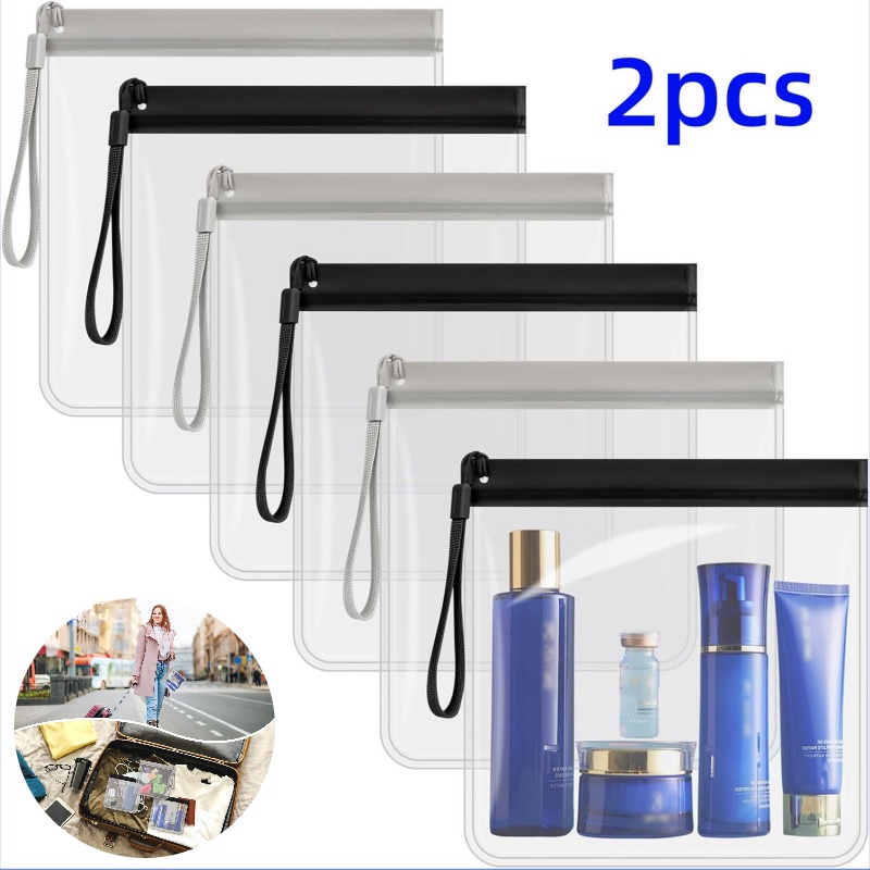 2pcs Luggage Transparent Trave - Women Bags For Airport 评论和价格