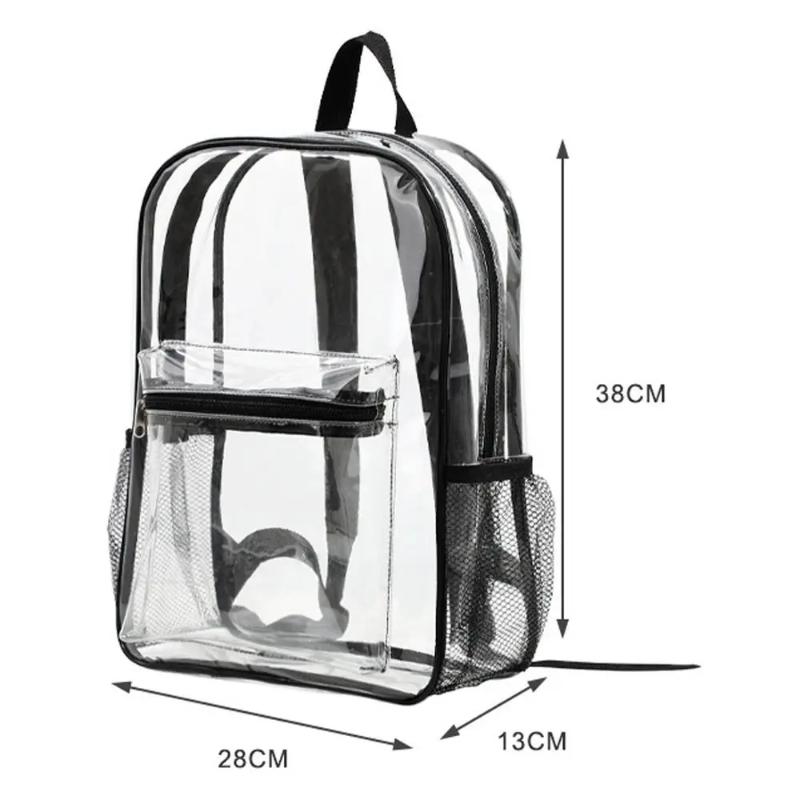 Transparent PVC Backpack Outdo - Women Bags Large 评论和价格