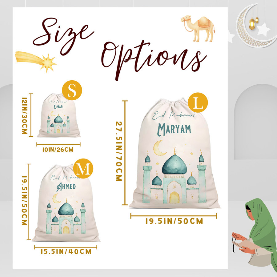 Customized Gift Bags for Eid M - Women Bags For Eid 评论和价格