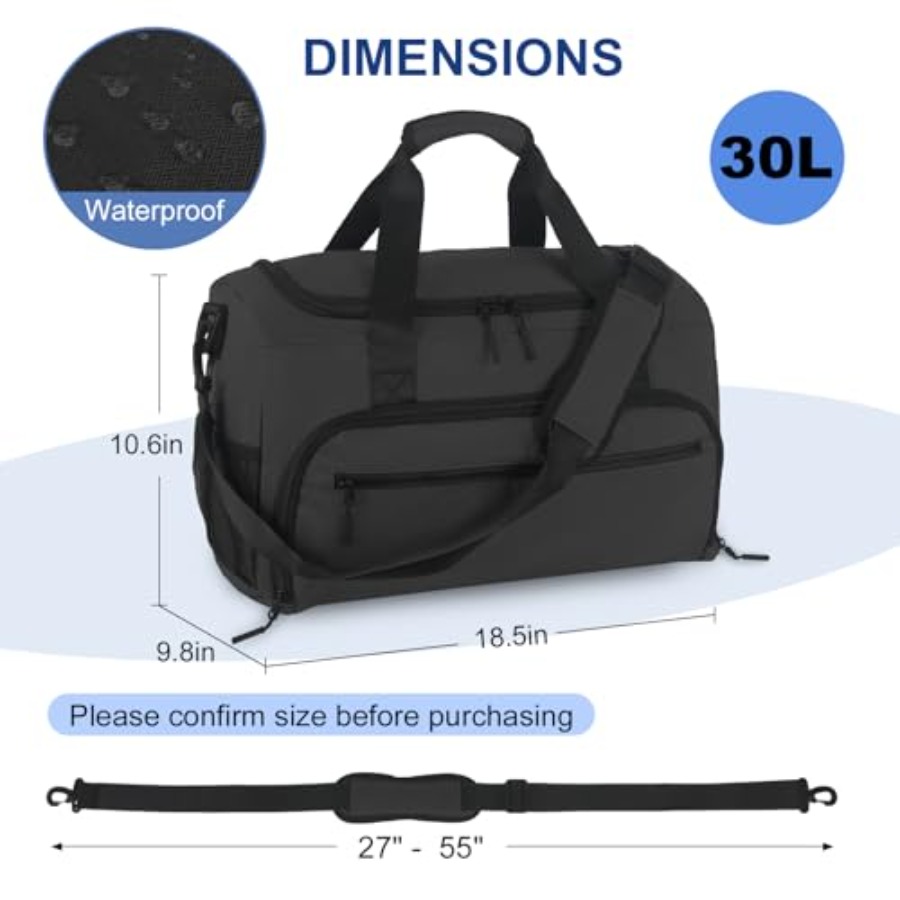 Gym Bag for Men Women, Sports  - Women Bags Leather 评论和价格