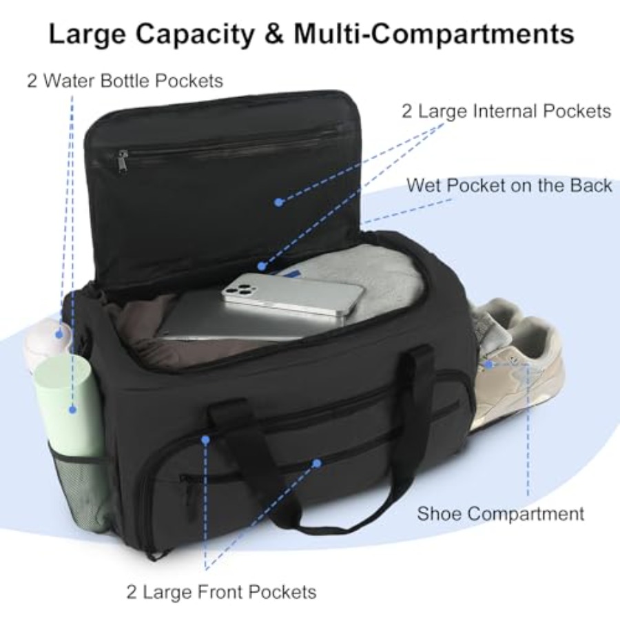 Gym Bag for Men Women, Sports  - Women Bags Leather 评论和价格