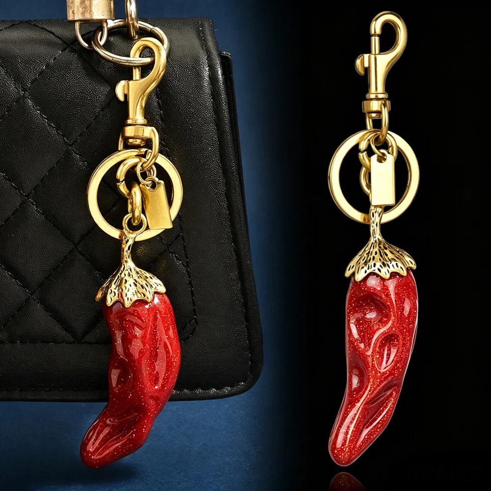 2/4/6 Pcs Resin Chili Pepper B - Women Bags For Eid 评论和价格