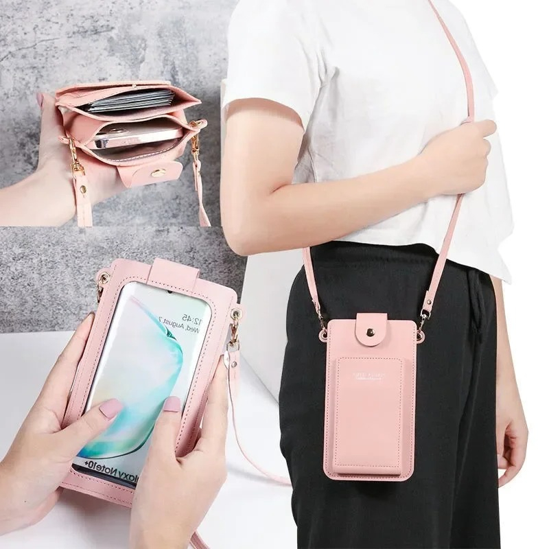 Crossbody Mobile Phone Bag for - Women Bags Leather 评论和价格