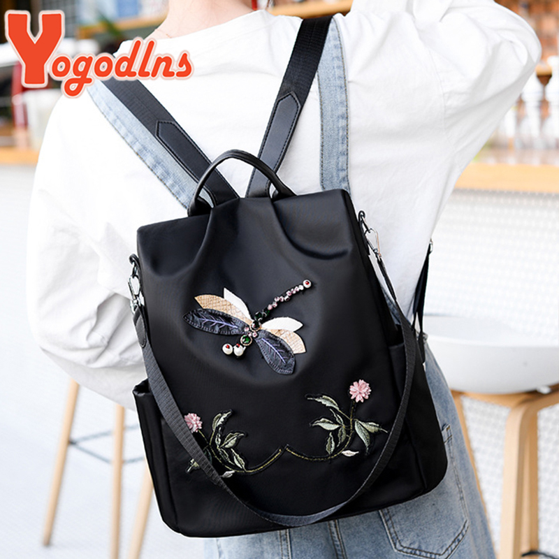 Yogodlns Fashion Embroidery Ba - Women Bags Medium Size 评论和价格
